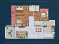 市中心臨街電梯三房 拎包入住 旗嶺豪庭